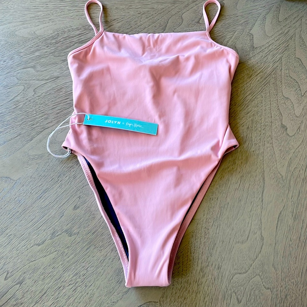 Jolyn “Lia” Surf, one piece, size M, NWT, Seashell Pink